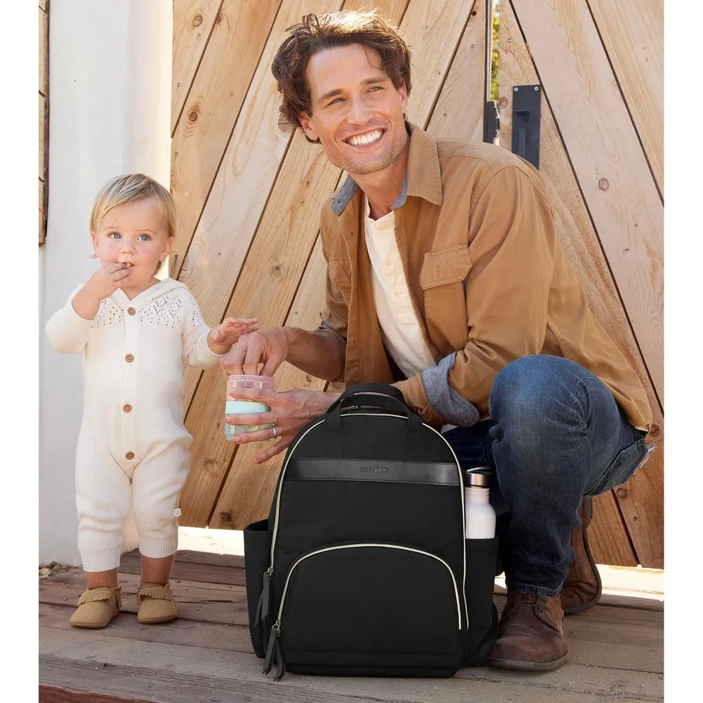 Skip Hop Envi Luxe Backpack Diaper Bag - Black