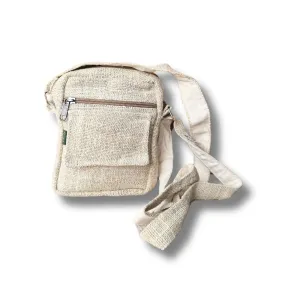 small hemp shoulder bag