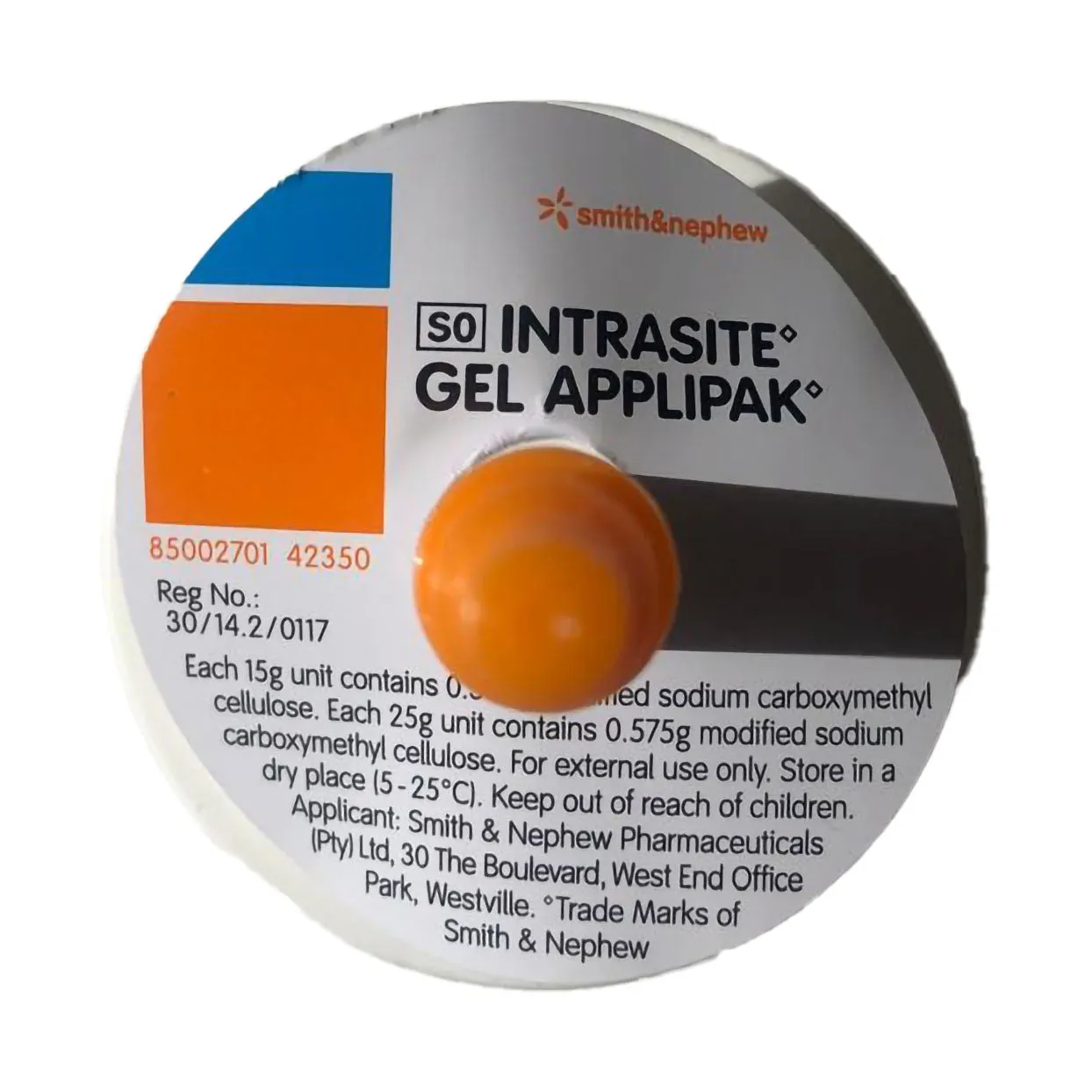 Smith & Nephew Intrasite Gel Applipak Wound Dressing 25g