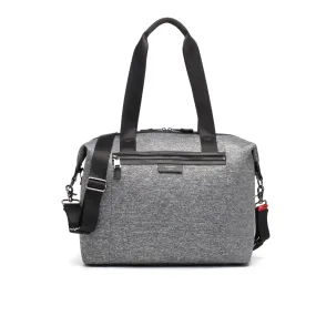 Stevie Luxe Nappy Bag - Grey Scuba