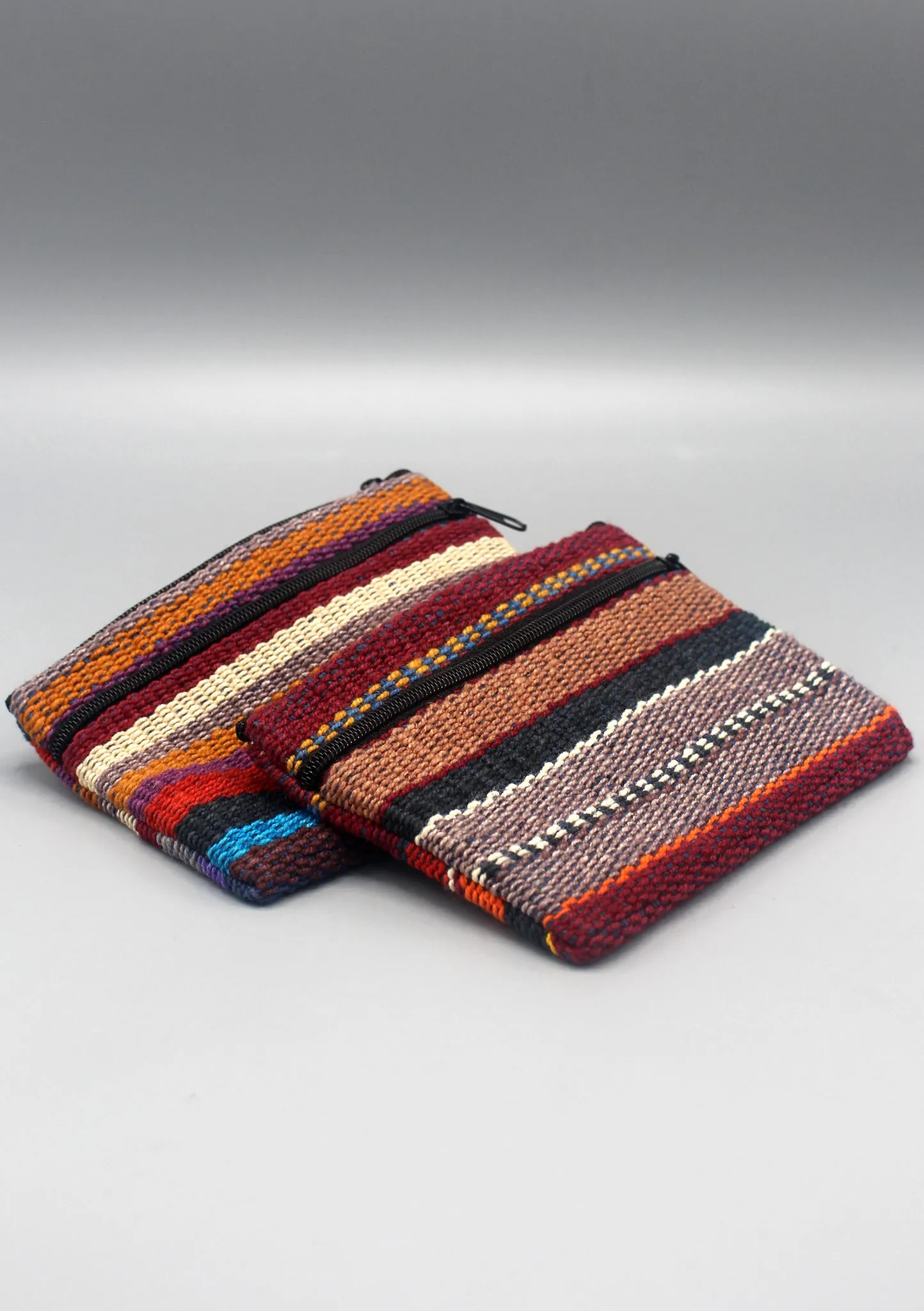 Stripe Cotton Hand-loomed Money Purse