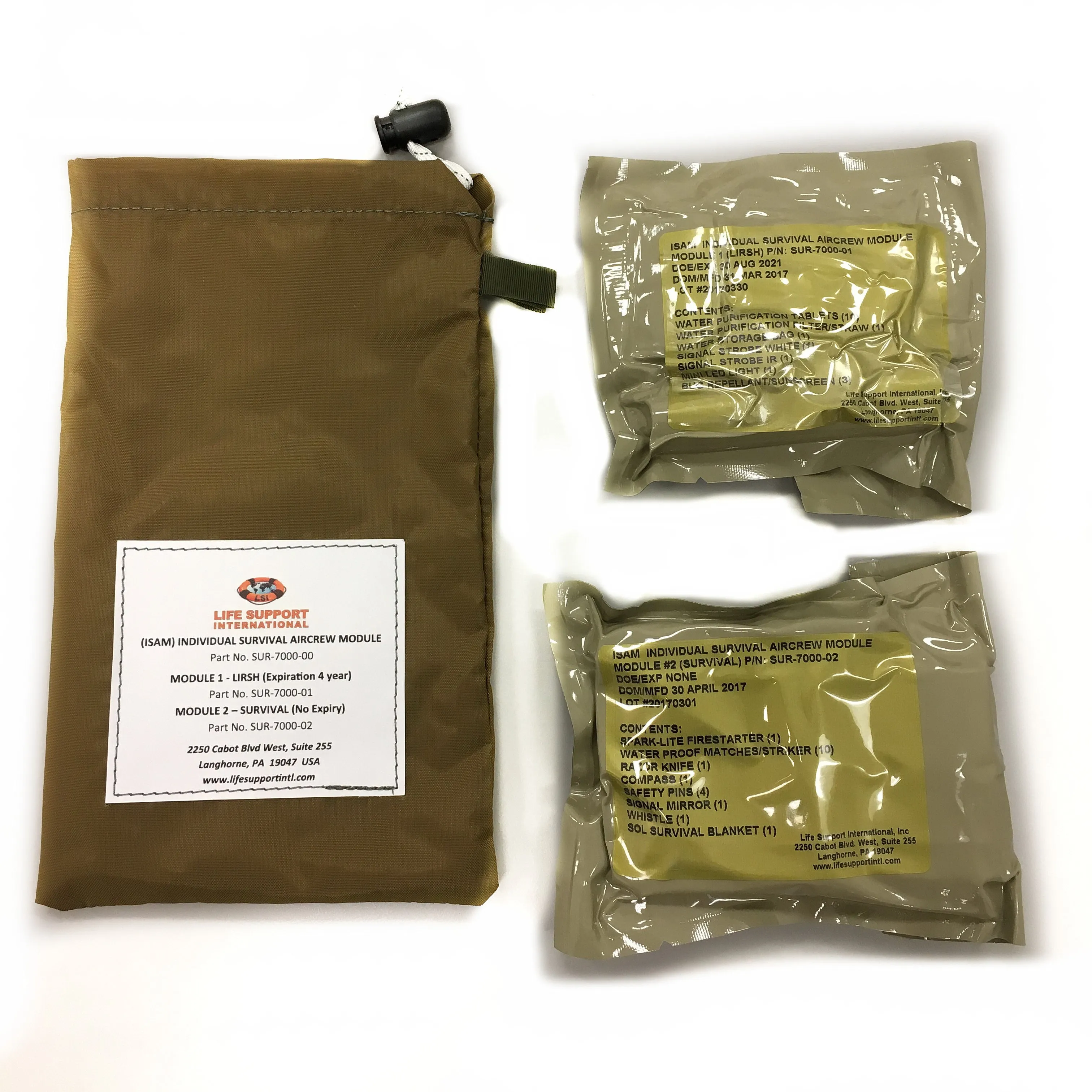 Survival Kit, Individual Survival Aircrew Module (ISAM)