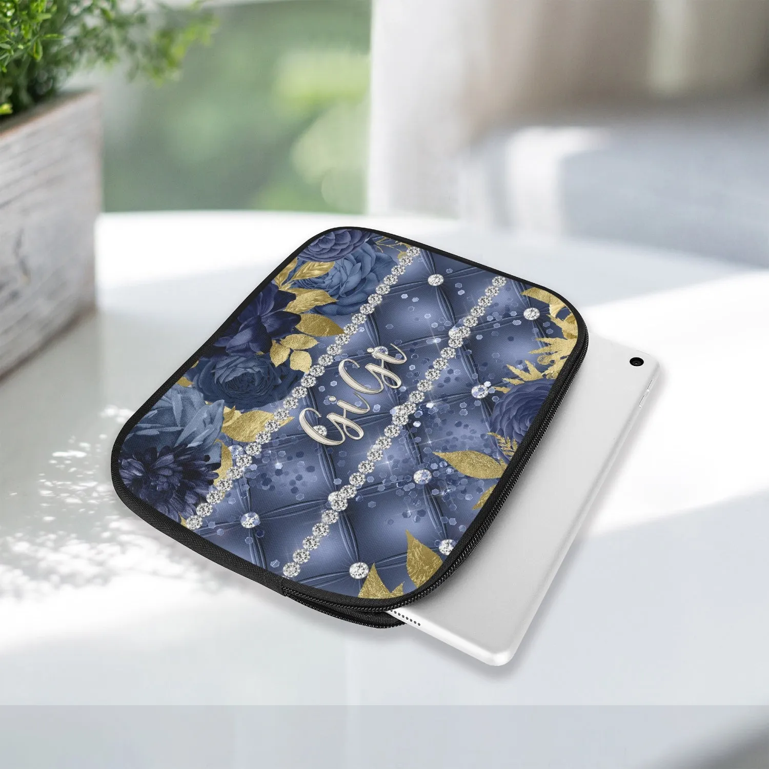 Tablet Sleeve - Navy Floral - GiGi