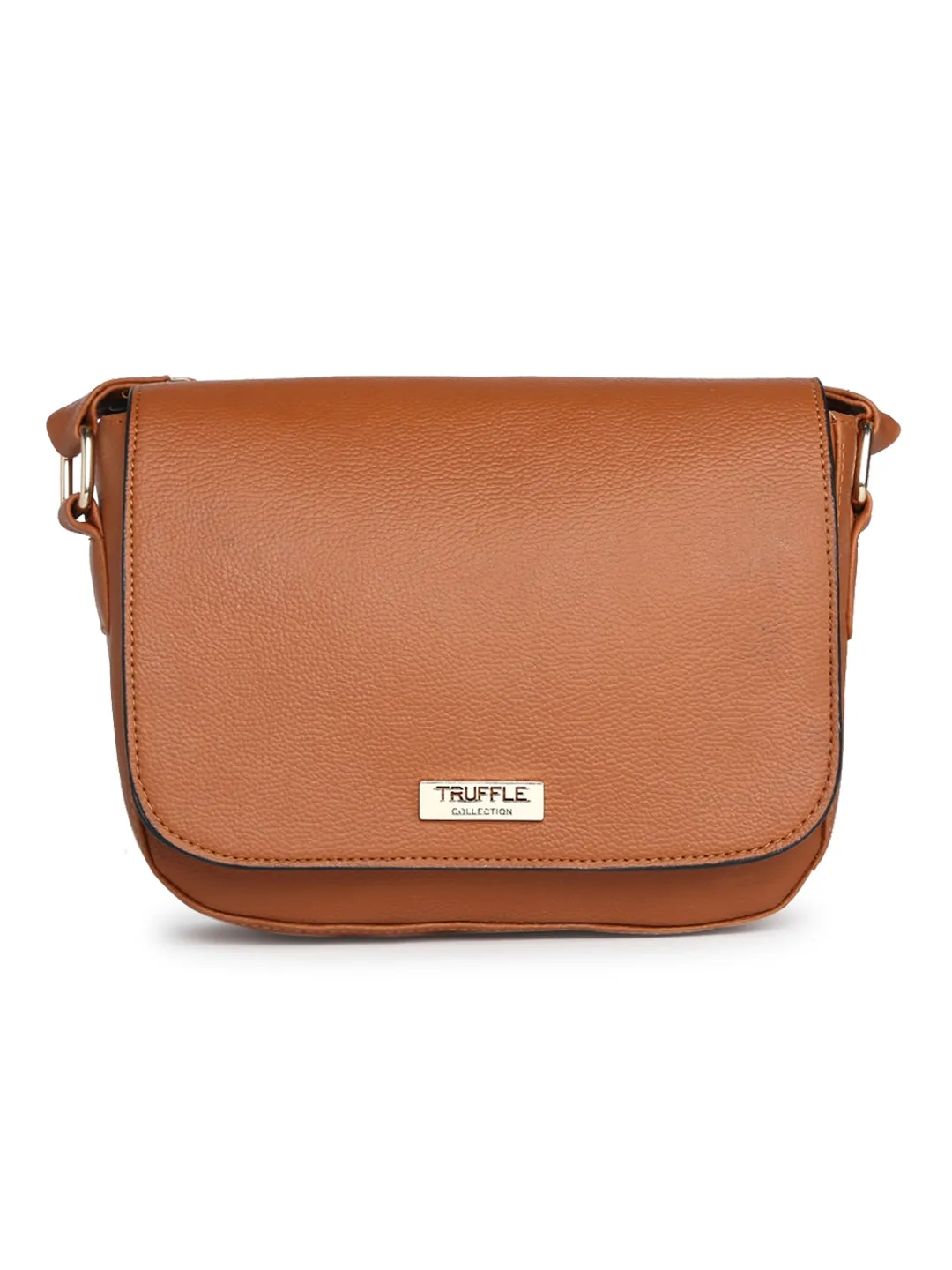 Tan tassle sling bag