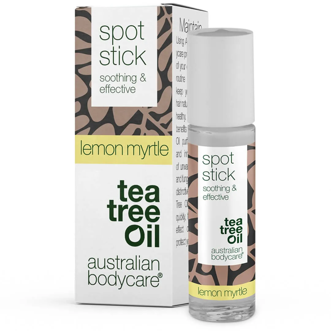 Tea Tree Oil spot treatment for congested skin — for the daily care of acne and effective against blemished skin, pimples and blackheads.