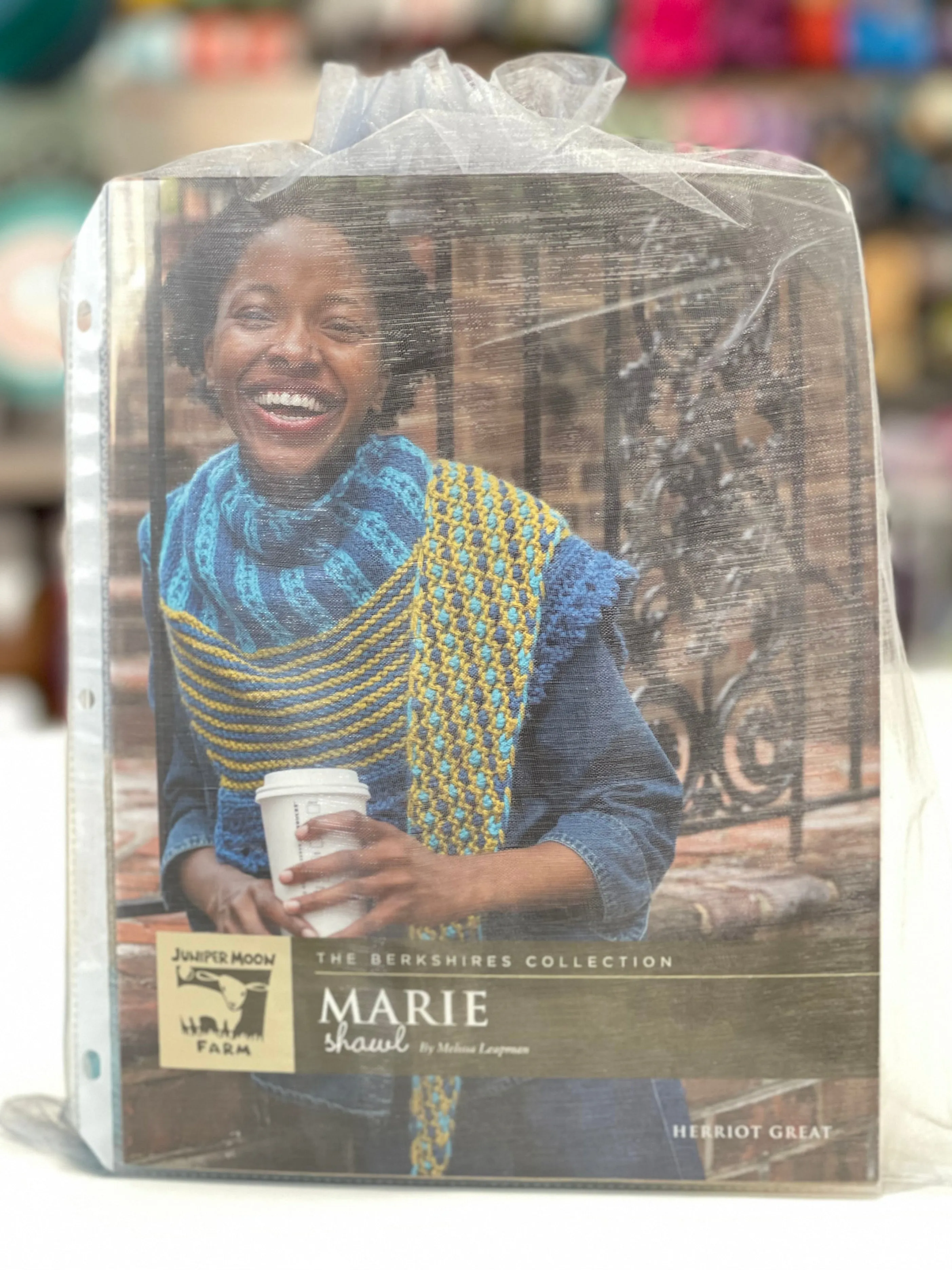 The Marie Shawl Knit Kit @iconfiberarts - Needlecraft Pattern Kit