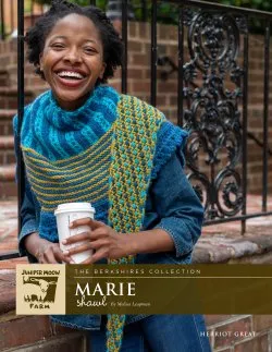 The Marie Shawl Knit Kit @iconfiberarts - Needlecraft Pattern Kit