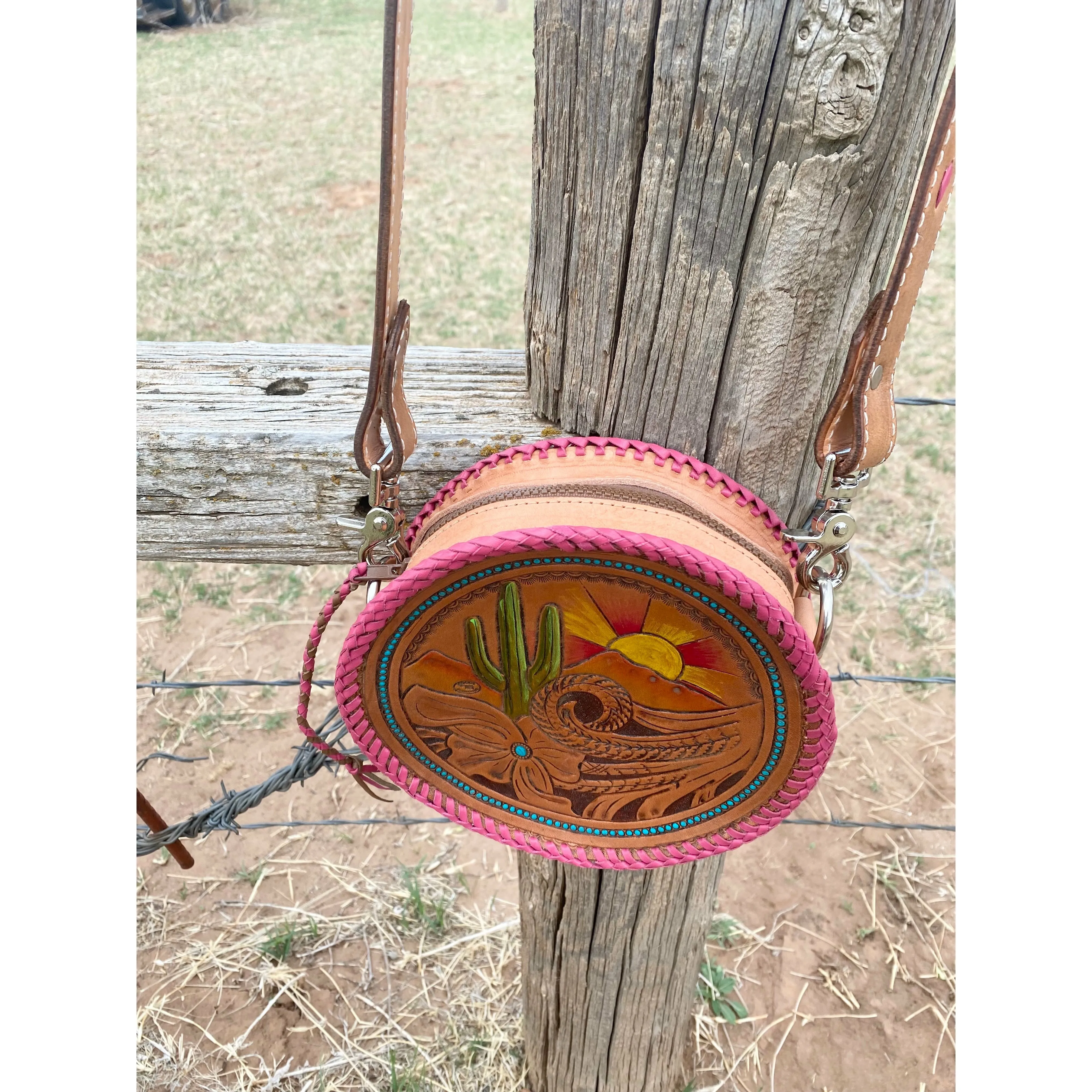 The Pink Rounder Purse