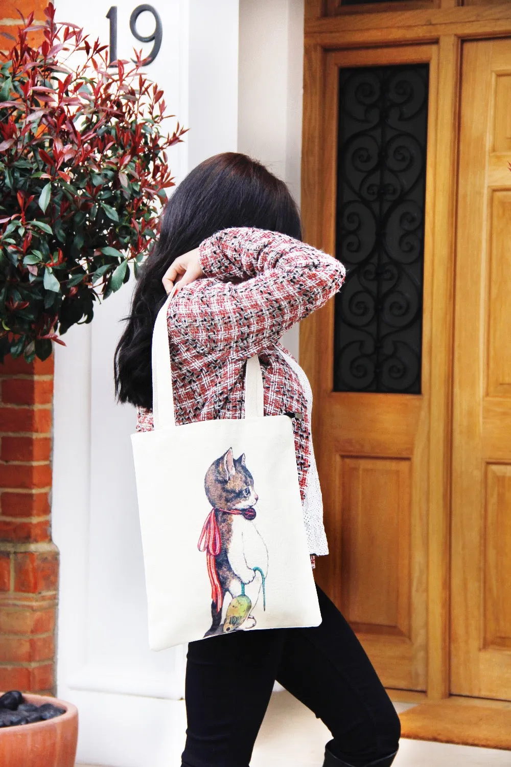 Tote Bag - Cat and a mouse