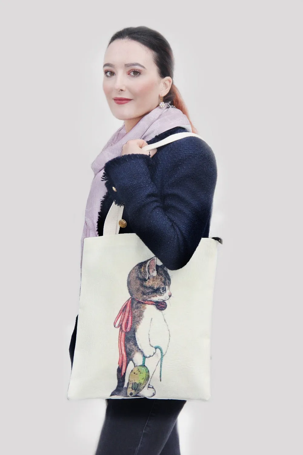 Tote Bag - Cat and a mouse