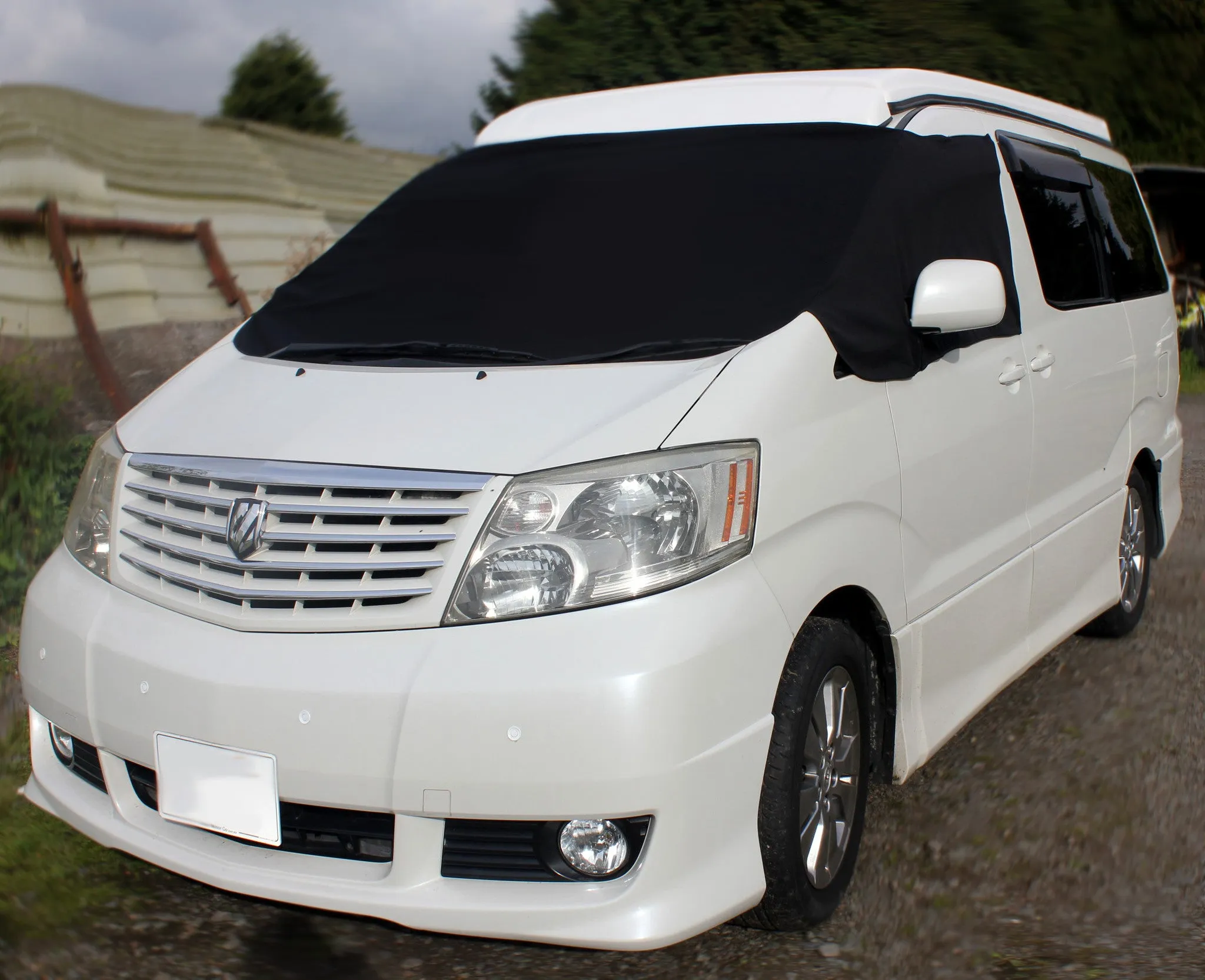 Toyota Alphard Screen Cover - Plain Deluxe