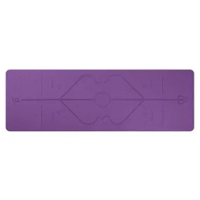 TPE Yoga Mat With Position Lines