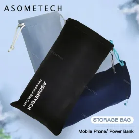 Travel-Friendly Power Bank Storage Bag with Protective Case for Mobile Devices and Accessories