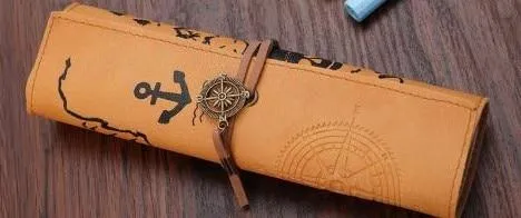 Treasure Map Pencil Case