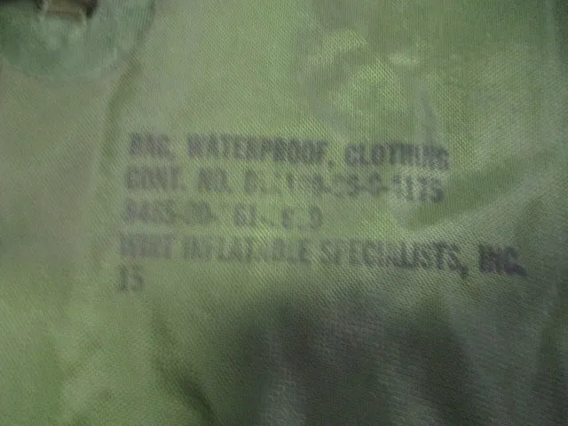 Used Military Surplus Dry Bag