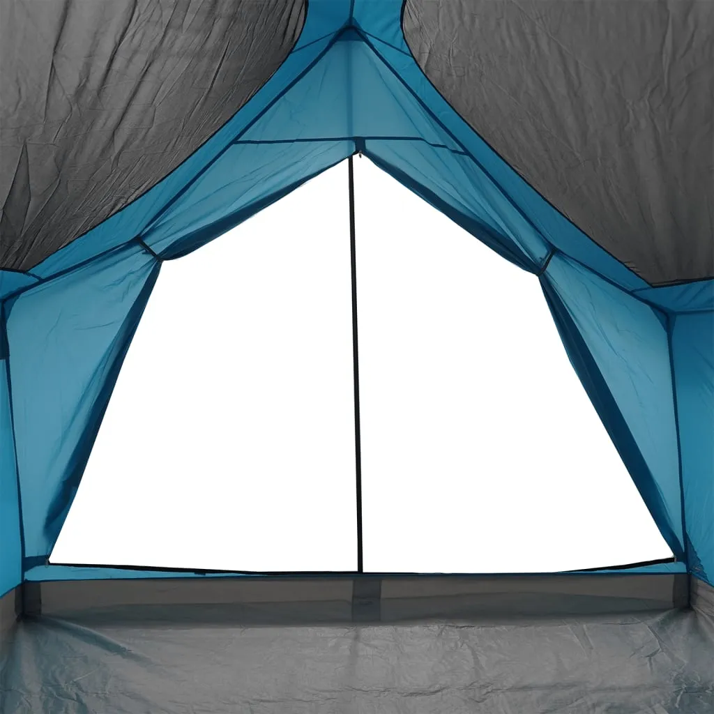 vidaXL Camping Tent 5-Person Blue Waterproof