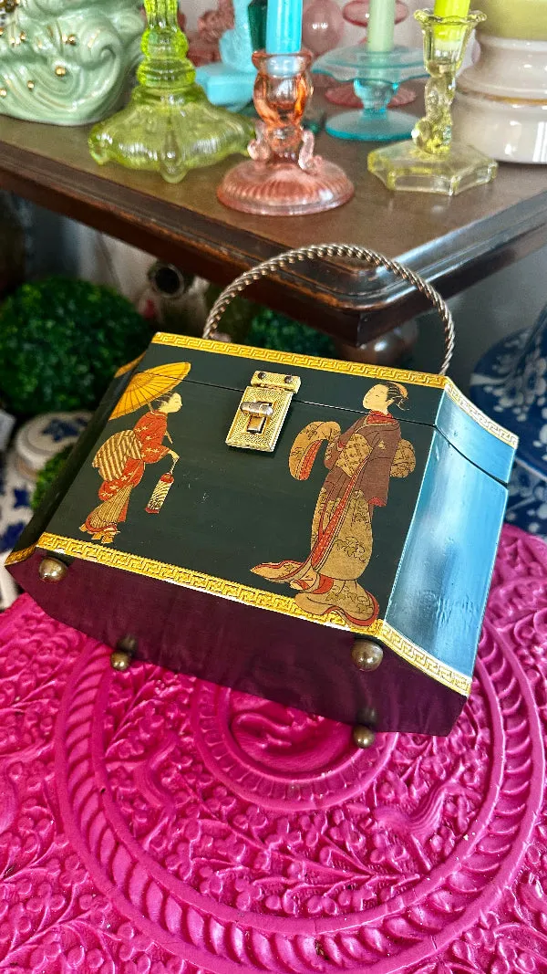 Vintage Box Purse - Chinoiserie