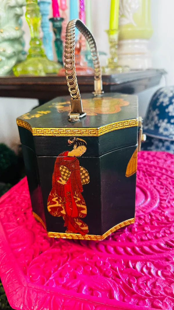 Vintage Box Purse - Chinoiserie