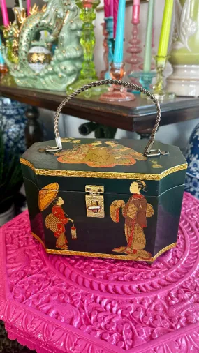 Vintage Box Purse - Chinoiserie