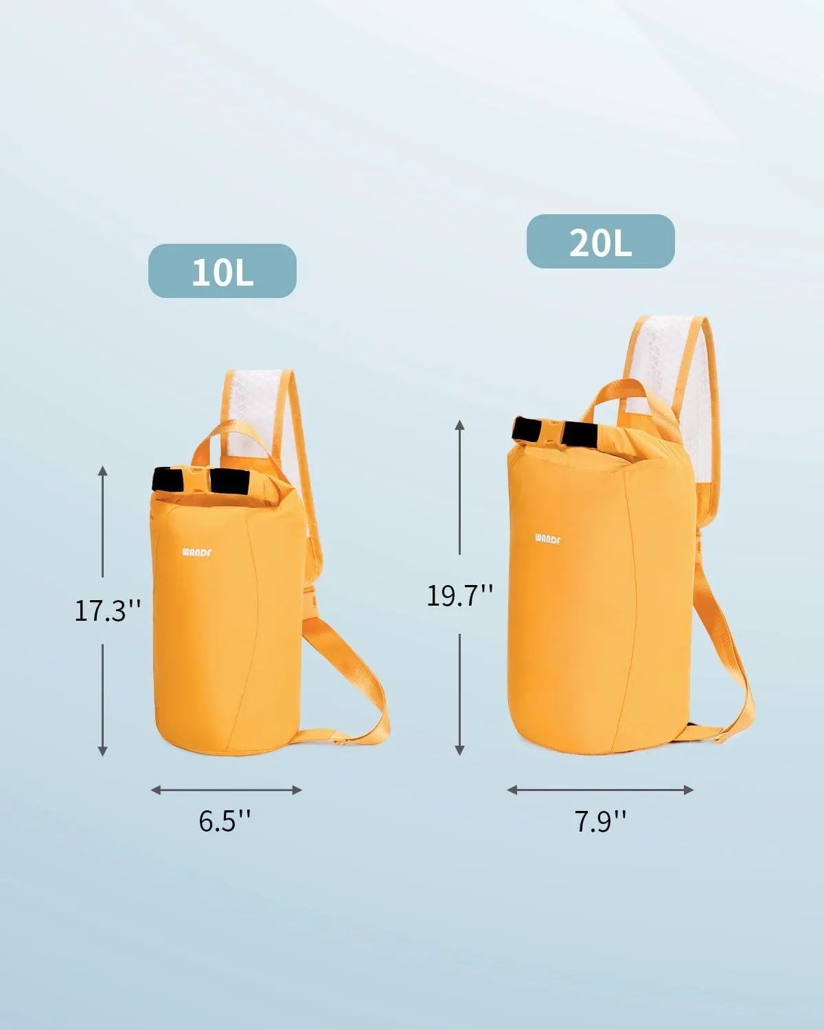 WANDF Ultralight Dry Bag with Quick-Dry Shoulder Strap