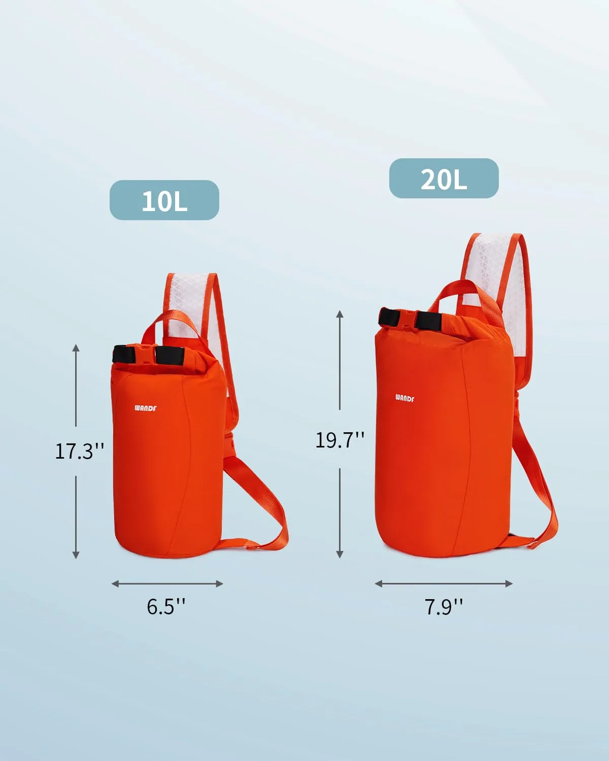 WANDF Ultralight Dry Bag with Quick-Dry Shoulder Strap