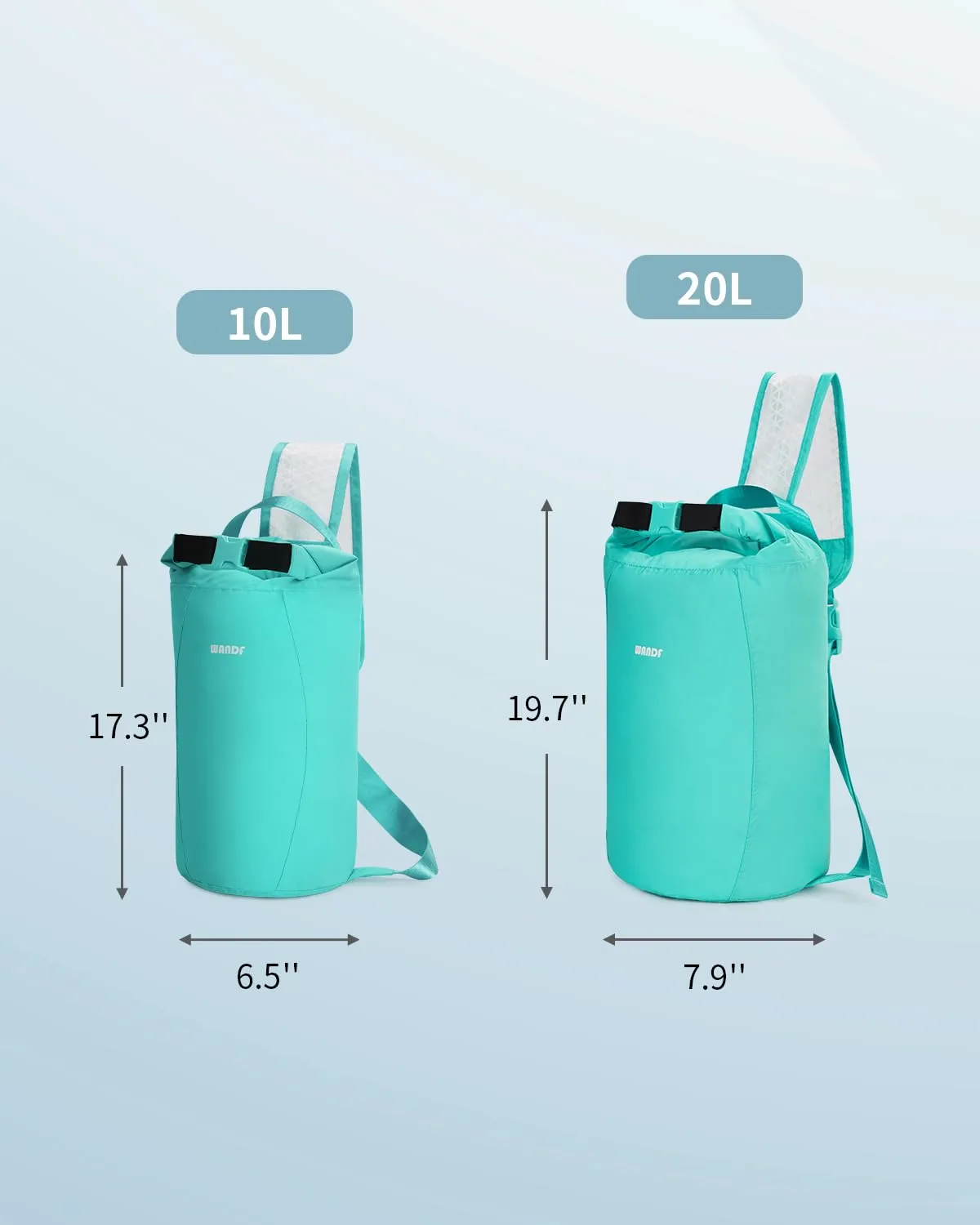 WANDF Ultralight Dry Bag with Quick-Dry Shoulder Strap