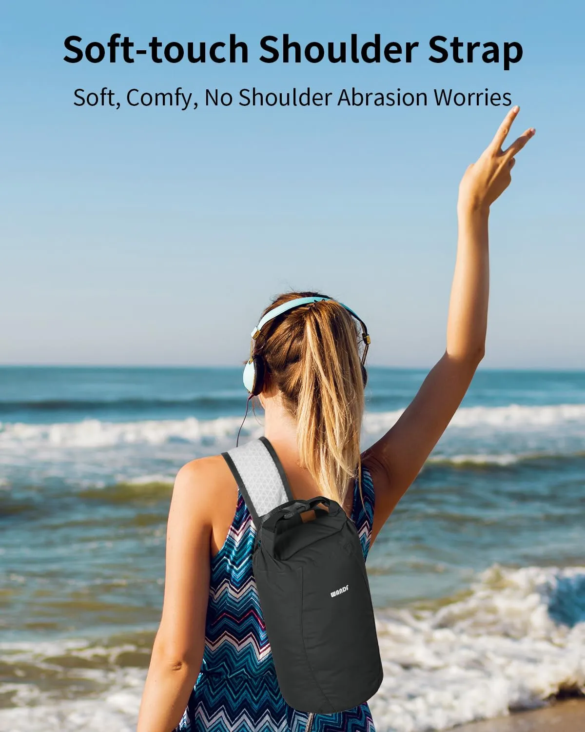 WANDF Ultralight Dry Bag with Quick-Dry Shoulder Strap