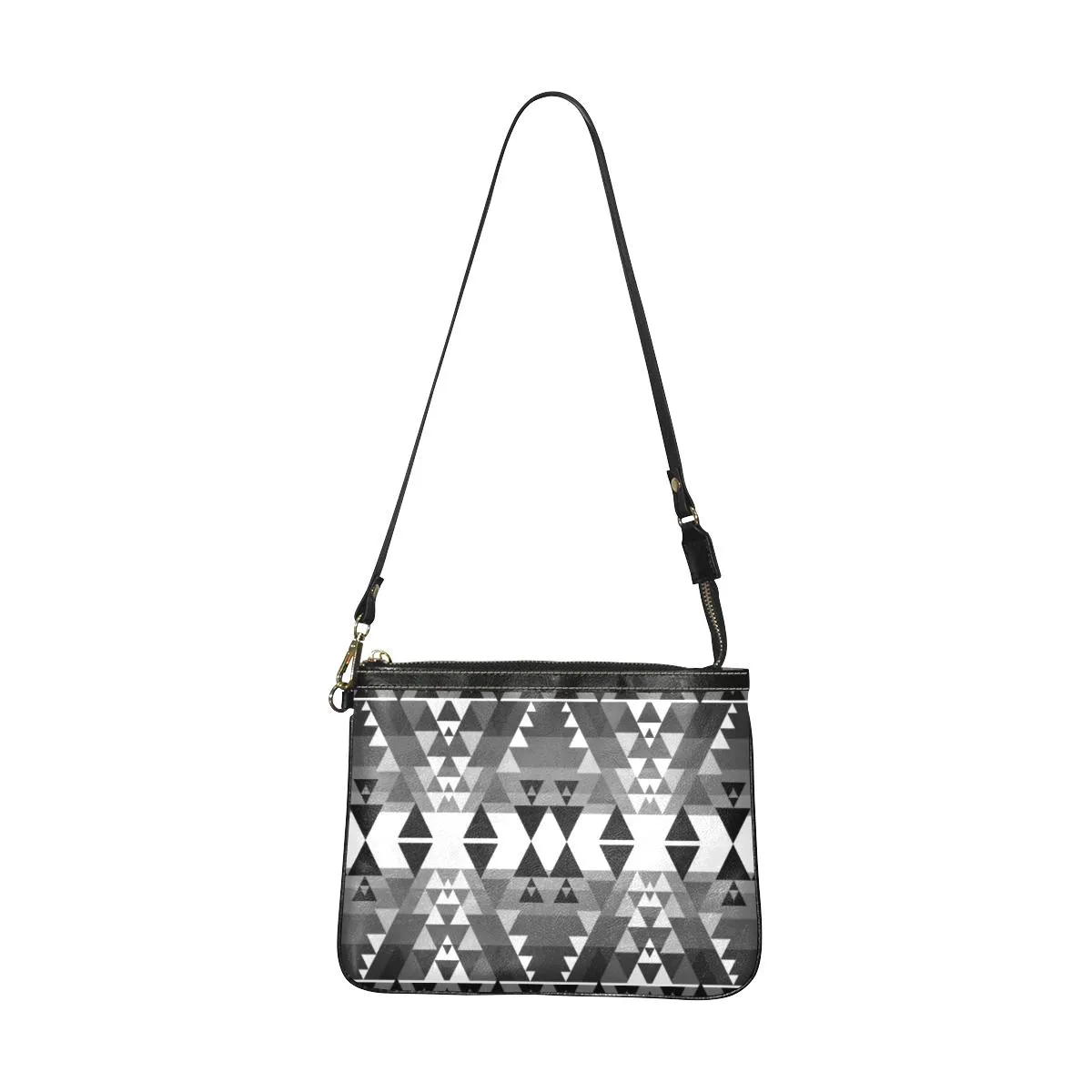 Writing on Stone Black and White Small Shoulder Bag