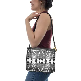 Writing on Stone Black and White Small Shoulder Bag