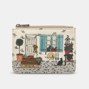 Yoshi Y1321 Yoshi Grey Country Cottage Zip top purse