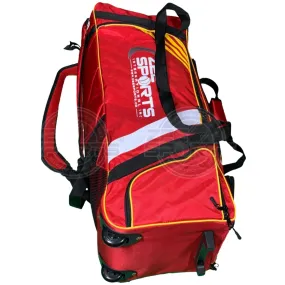 Zee Sports Kit Bag Wheelie Red Black